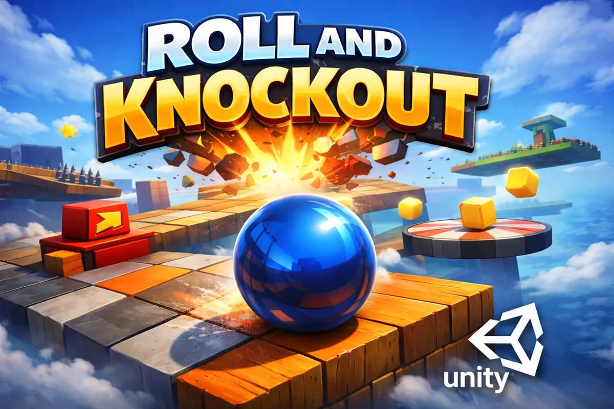Crea Un Juego en 3D con unity 6: Roll and Knockout